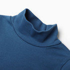 Водолазка для мальчика, цвет джинсовый, рост 110 см - фото 23501097