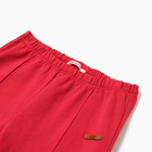 Леггинсы для девочки, цвет марсала, рост 128 см - фото 23501130