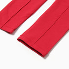 Леггинсы для девочки, цвет марсала, рост 128 см - фото 23501131