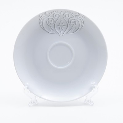 Блюдце Cmielow Quebec «Кружево Koronka», d=14 см