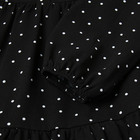 Платье для девочки, цвет чёрный/горошек, рост 104 см - Фото 6