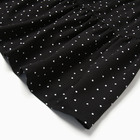 Платье для девочки, цвет чёрный/горошек, рост 140 см - фото 23494495