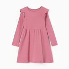 Платье для девочки, цвет пыльная роза, рост 104-110 см - фото 23494625