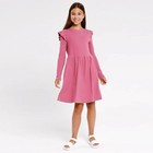 Платье для девочки, цвет пыльная роза, рост 104-110 см - фото 320924621