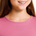 Платье для девочки, цвет пыльная роза, рост 104-110 см - фото 23494632