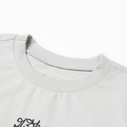 Футболка для мальчика, цвет серый лёд, рост 104-110 см - фото 23494680