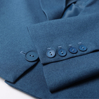 Пиджак укороченный MIST Base, р. 42, синий - Фото 11