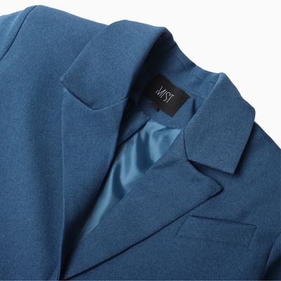 Пиджак женский укороченный MIST Base, размер 48, синий