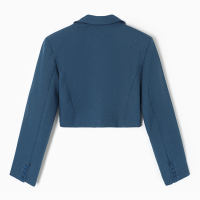 Пиджак женский укороченный MIST Base, размер 48, синий