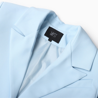 Пиджак женский укороченный MIST Base, размер 48, голубой