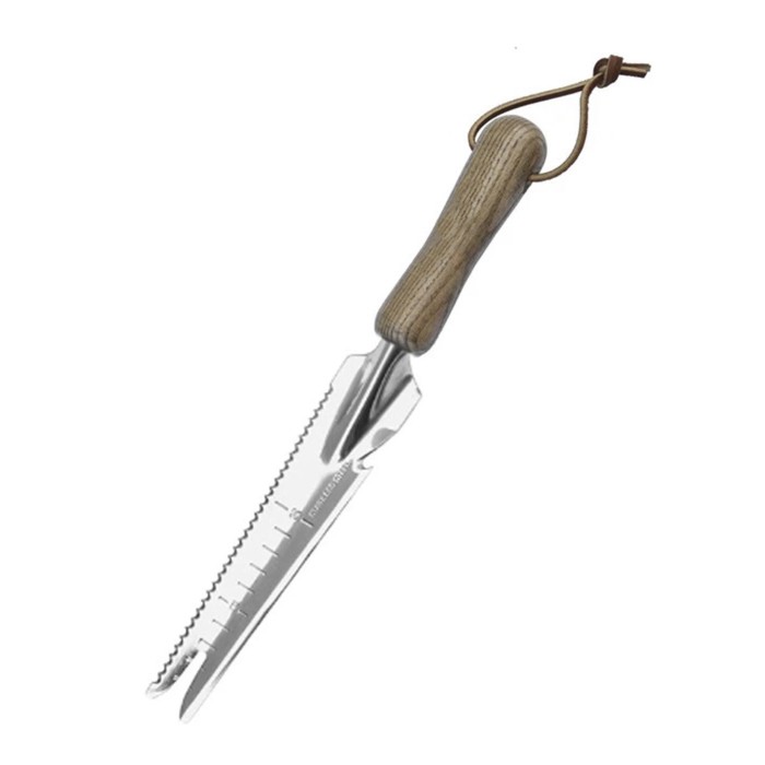 Корнеудалитель, длина 31 см, нержавеющая сталь, деревянная ручка
