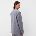 Пиджак женский с пуговицами на спине MIST, р.L-XL, серый - Фото 5