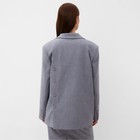 Пиджак женский с пуговицами на спине MIST, р.L-XL, серый - Фото 6