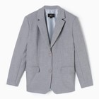 Пиджак женский с пуговицами на спине MIST, р.L-XL, серый 9952961 - фото 11856369