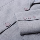 Пиджак женский с пуговицами на спине MIST, р.L-XL, серый 9952961 - фото 11856371