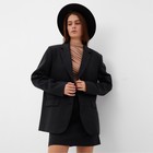 Пиджак женский с пуговицами на спине MIST, размер 46-48 (L-XL), чёрный - Фото 5
