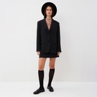 Пиджак женский с пуговицами на спине MIST, размер 46-48 (L-XL), чёрный - Фото 6