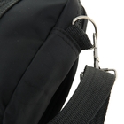 Сумка поясная "Кевин", 1 отдел, 2 наружных кармана, длинный ремень, цвет черный - Фото 4