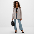 Пиджак женский MIST, р.S-M, бежевый - фото 807211175