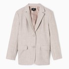 Пиджак женский MIST, р.S-M, бежевый - фото 806865821