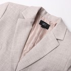 Пиджак женский MIST, р.S-M, бежевый - фото 806865822