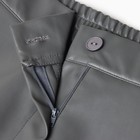 Брюки женские (экокожа) MINAKU: Classic цвет серый, р-р 50 10098826 - фото 12095057