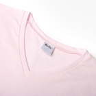 Футболка женская V-образный вырез, цвет розовый, размер 54 - фото 24344792