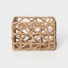 Корзины для хранения LaDо́m «Паутинка», 4 шт., ручной работы, бежевые - Фото 5