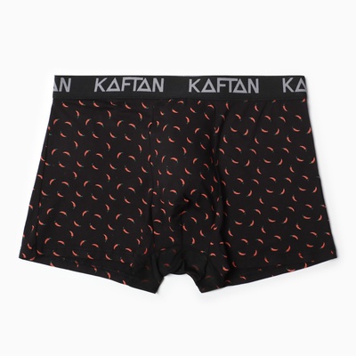 Трусы мужские боксеры KAFTAN "Перчики", цвет черный размер 52