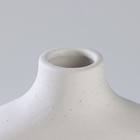 Ваза сервировочная SL Home «Пончик», 18×18.5 см, горло 3.5 см, керамика, белая - Фото 3