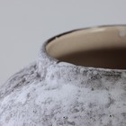 Ваза керамическая «Ретро», 21×20,5 см, горло 10 см, цвет серый - Фото 3