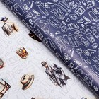 Бумага упаковочная, глянцевая «Мода», двусторонняя, 50×70 см - Фото 3