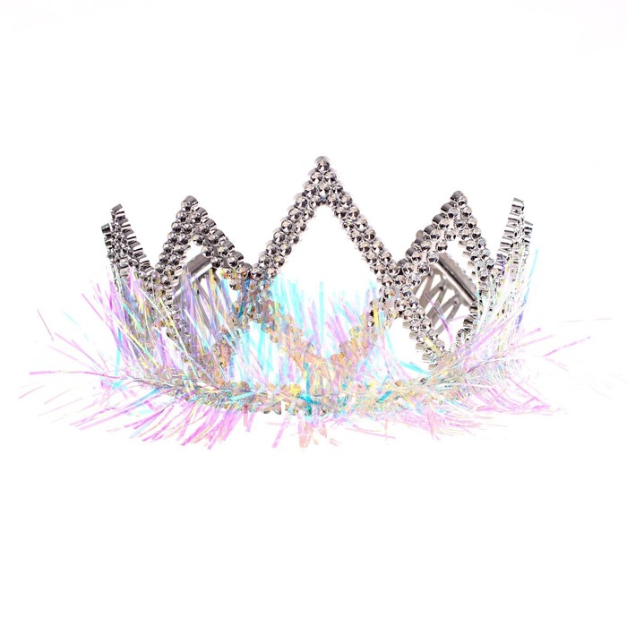 Корона "Принцесса", серебряная - Фото 1