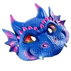 Маска карнавальная «Дракон голубой» - Фото 3