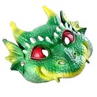 Маска карнавальная «Дракон зеленый» - Фото 3