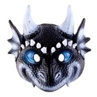 Маска карнавальная «Дракон черный» - Фото 2