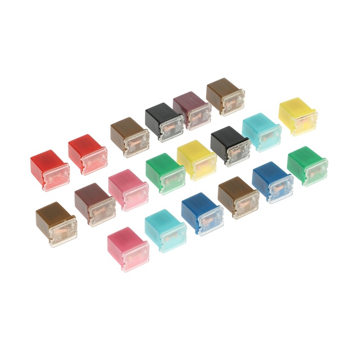 Предохранитель картриджного типа, 20 А - 120 А, набор 20 шт. - Фото 1