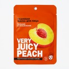 Маска для лица тканевая с гиалуроновой кислотой Very juicy peach, питание и увлажнение, PICO MIKO - Фото 2