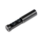 УЦЕНКА Наушники беспроводные VBT 1.16, TWS, вакуумные, BT5.0, 40/250 мАч, фонарик, чёрные - Фото 9