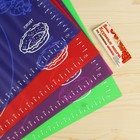 УЦЕНКА Силиконовый коврик с разлиновкой Доляна «Эрме», 64,5×45 см, цвет МИКС - Фото 7