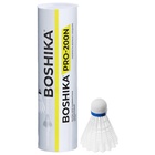 Набор воланов для бадминтона BOSHIKA PRO-200N, 6 шт., нейлон, в тубе, белый 9412595 - фото 16936073