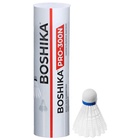 Набор воланов для бадминтона BOSHIKA PRO-300N, 6 шт., нейлон, в тубе, белый 9412596 - фото 16936075
