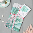 Набор подарочный Kitchen: полотенце 40×73 см, венчик кухонный - Фото 2