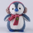 Новогодняя мягкая игрушка «Little Friend», пингвин, цвет синий, на новый год - Фото 2