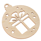 Заготовки для творчества на новый год «Шары с простыми рисунками», 5 шт. - Фото 4