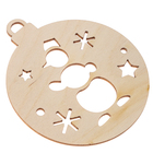 Заготовки для творчества на новый год «Шары с простыми рисунками», 5 шт. - Фото 5