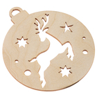 Заготовки для творчества на новый год «Шары с простыми рисунками», 5 шт. - Фото 7