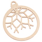 Заготовки для творчества на новый год «Шары со снежинками», 5 шт. - Фото 3