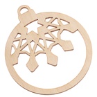 Заготовки для творчества на новый год «Шары со снежинками», 5 шт. - Фото 7