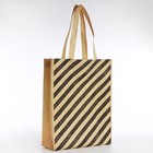 Шопер (пакет) «Геометрия», 42х10х30 см, без подклада, бежевый - фото 23433092